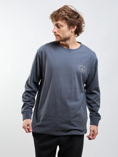 POLERA ML SURF HOUSE GRIS HOMBRE MAUI AND SONS - 5