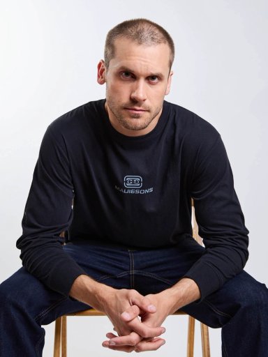 POLERA ML CAPSULE NEGRO HOMBRE MAUI AND SONS - 6