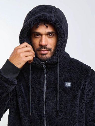 POLERON HOMBRE MAUI AND SONS CHIPORRO RAYEN NEGRO - 4