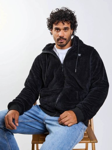 POLERON HOMBRE MAUI AND SONS CHIPORRO RAYEN NEGRO - 7