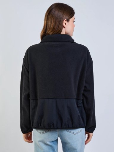 POLERON POLAR ECRU NEGRO MUJER MAUI AND SONS - 6