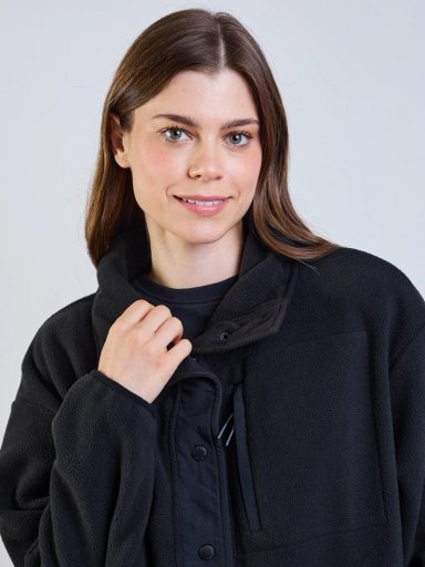 POLERON POLAR ECRU NEGRO MUJER MAUI AND SONS - 7
