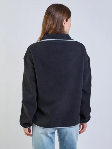 POLERON POLAR SIMPLY TAUPE NEGRO MUJER MAUI AND SONS - 5