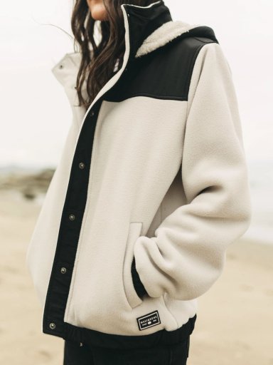 POLERON POLAR FOG BEIGE MUJER MAUI AND SONS - 2