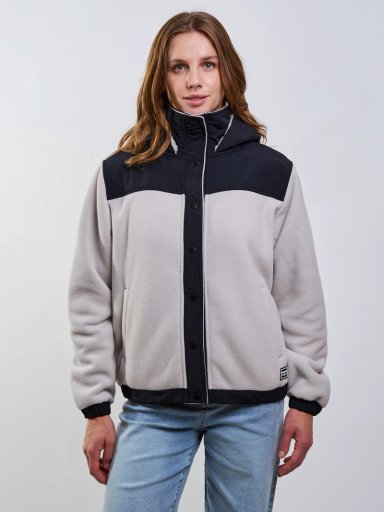 POLERON POLAR FOG BEIGE MUJER MAUI AND SONS - 5