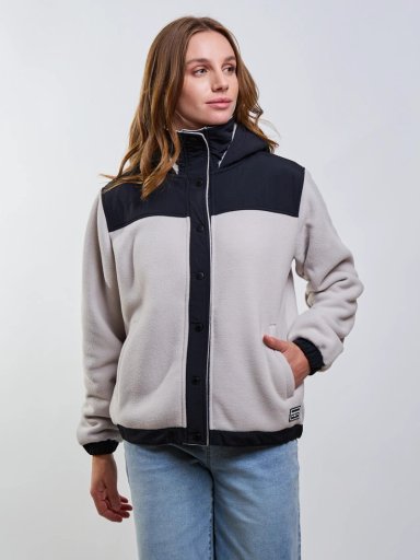 POLERON POLAR FOG BEIGE MUJER MAUI AND SONS - 9