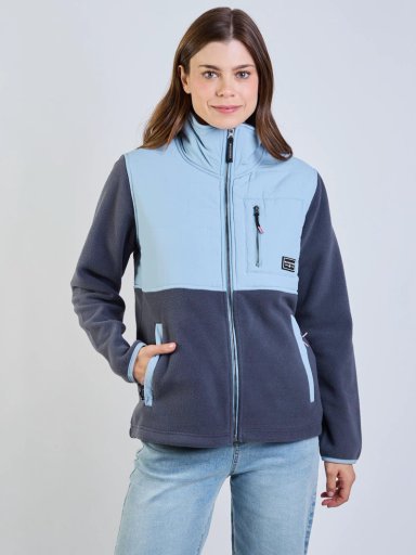 POLERON POLAR QUITE GRIS MUJER MAUI AND SONS - 4