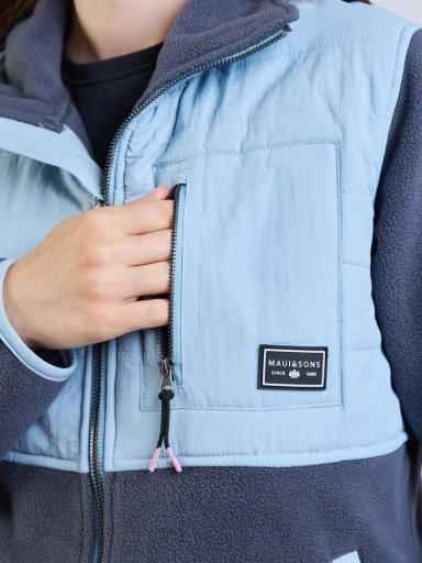 POLERON POLAR QUITE GRIS MUJER MAUI AND SONS - 8