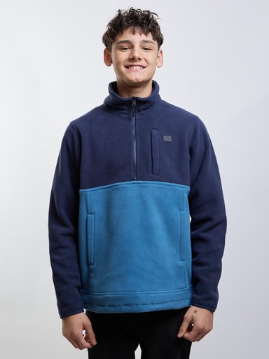 POLERON MICROPOLAR MAKAI AZUL INFANTIL MAUI AND SONS - 1
