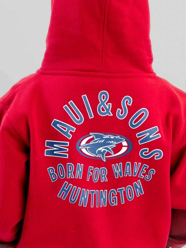 POLERON FZ SANDBAR ROJO INFANTIL MAUI AND SONS - 4
