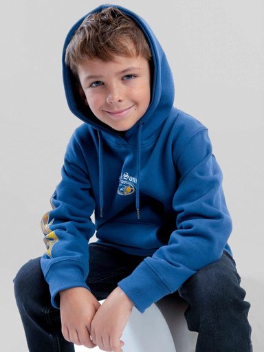 POLERON CANGURO STORMBAY CELESTE INFANTIL MAUI AND SONS - 6