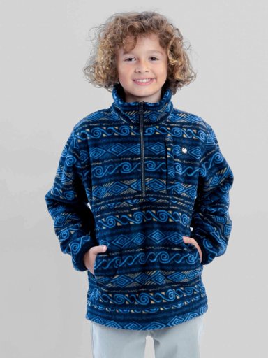 POLERON POLAR ANDEAN LAKE MULTICOLOR INFANTIL MAUI AND SONS - 1