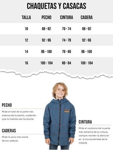 PARKA REVERSIBLE PACIFICA NEGRO INFANTIL MAUI AND SONS - 9
