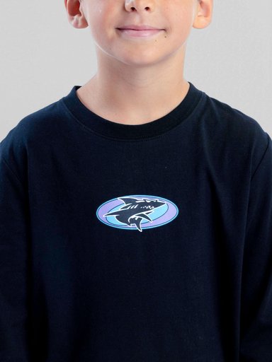 POLERA ML COASTWARDYL  NEGRO INFANTIL MAUI AND SONS - 5