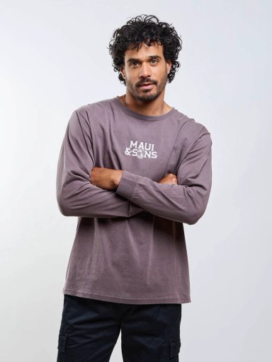 POLERA ML THE WORLD SURF CAFE  HOMBRE MAUI AND SONS - 5