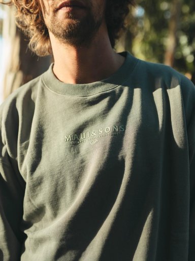 POLERON CR BALANCE CREW VERDE HOMBRE MAUI AND SONS - 3