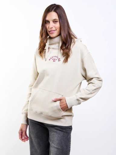 POLERON MUJER MAUI AND SONS CANGURO BALI BEIGE - 5