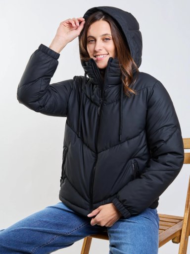 PARKA ALMONDINE NEGRO MUJER MAUI AND SONS - 8