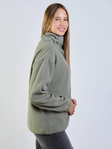 POLERON POLAR SILVER GREEN VERDE MUJER MAUI AND SONS - 7