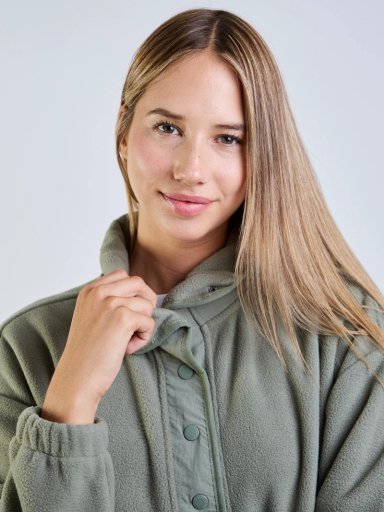 POLERON POLAR SILVER GREEN VERDE MUJER MAUI AND SONS - 8