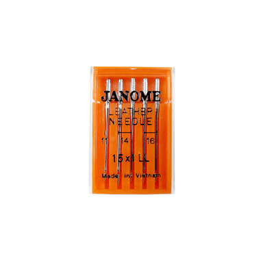 AGUJAS SURTIDO PARA CUERO JANOME ORIGINAL (3 PAQUETES) - 1