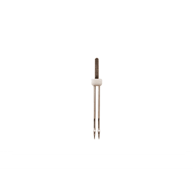 AGUJA PARA MÁQUINA JANOME DOBLE ORIGINAL (3 UNIDADES) - 1