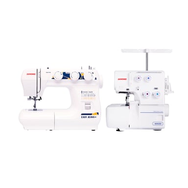 PACK MAQUINA DE COSER EASY JEANS + - OVERLOCK MYLOCK 8002D - 1