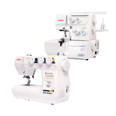 PACK MAQUINA DE COSER EASY JEANS + - OVERLOCK MYLOCK 8002D - 2