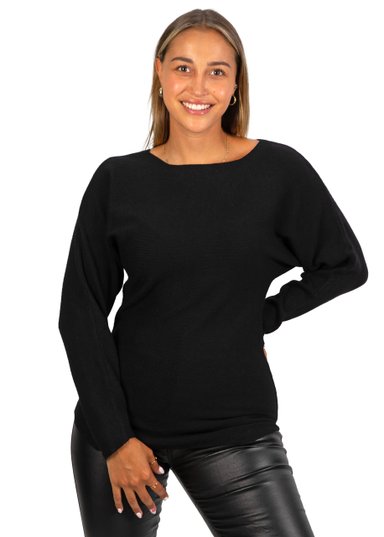 SWEATER MANGA MURCIÉLAGO LARGO COLORES MUJER - 1