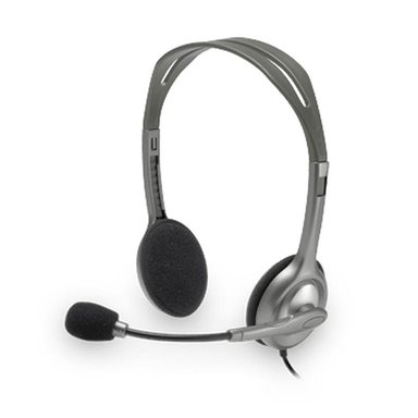 AUDÍFONOS LOGITECH HEADSET H111 STEREO DIADEMA GRIS - 1