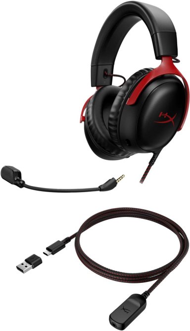 AUDIFONOS DIADEMA GAMER HYPERX CLOUD III ALAMBRICO NEGRO - 8