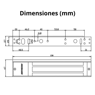 CERRADURA HIKVISION DS-K4H258S - 3