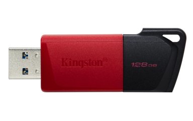 PENDRIVE KINGSTON UNIDAD FLASH USB 128 GB USB TIPO A NEGRO ROJO - 3