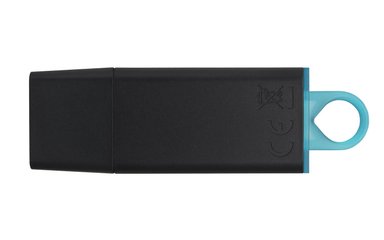 PENDRIVE KINGSTON DATATRAVELER EXODIA USB 64 GB USB TIPO A NEGRO Y TURQUESA - 2