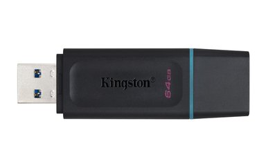 PENDRIVE KINGSTON DATATRAVELER EXODIA USB 64 GB USB TIPO A NEGRO Y TURQUESA - 3