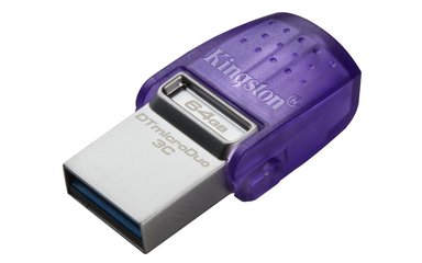 PENDRIVE KINGSTON UNIDAD FLASH USB 64 GB USB TYPE-A USB TYPE-C - 1