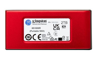 DISCO DE ESTADO SOLIDO EXTERNO KINGSTON XS1000 RED 2 TB - 2