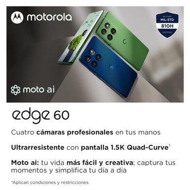 SMARTPHONE MOTO EDGE 60 256GB 12GB DUAL SIM AZUL - 2