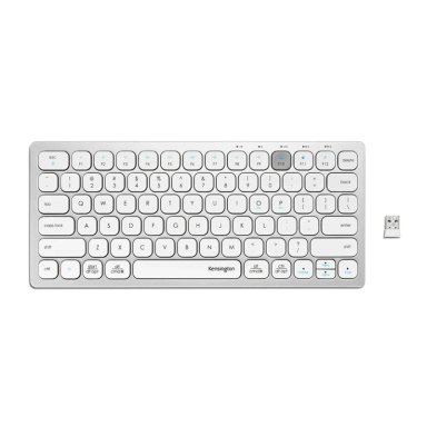 TECLADO INALAMBRICO COMPACTO 3 DISPOSITIVOS BLANCO - 1