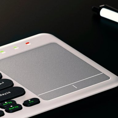 TECLADO INALAMBRICO KEYGLIDER CON PANEL TACTIL - 5