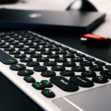 TECLADO INALAMBRICO KEYGLIDER CON PANEL TACTIL - 6