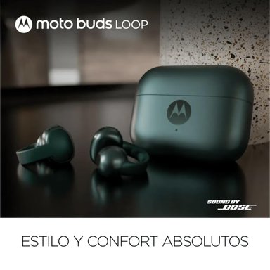 AUDIFONOS INALAMBRICOS MOTO BUDS LOOP VERDE - 7