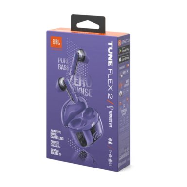 AUDIFONOS INALAMBRICOS JBL TUNE FLEX 2 GHOST EDITION MORADO - 7
