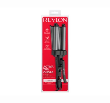 REVLON ONDULADOR WAVER JUMBO DE 3 BARRILES GRIS - 3