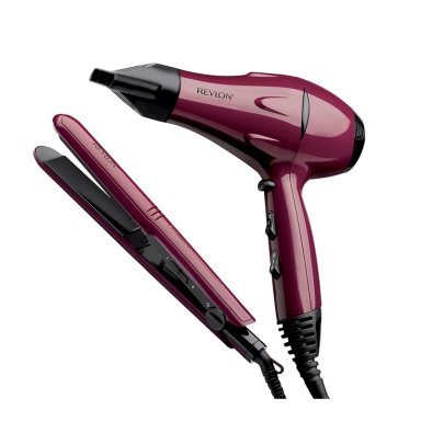 REVLON COMBO SECADOR Y PLANCHA ALISADOR DE VIAJE RVDR5230LA2 - 1
