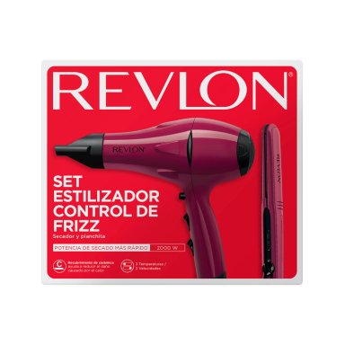 REVLON COMBO SECADOR Y PLANCHA ALISADOR DE VIAJE RVDR5230LA2 - 5