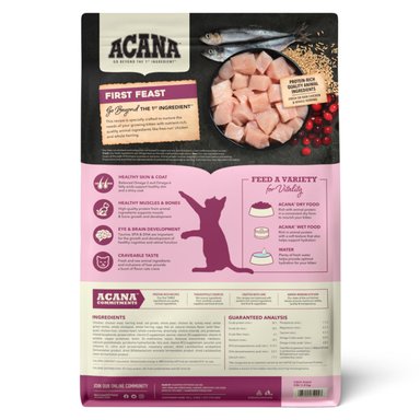 ALIMENTO SECO GATOS CACHORRO ACANA 1.8 KG KITTEN FIRST FEAST - 2
