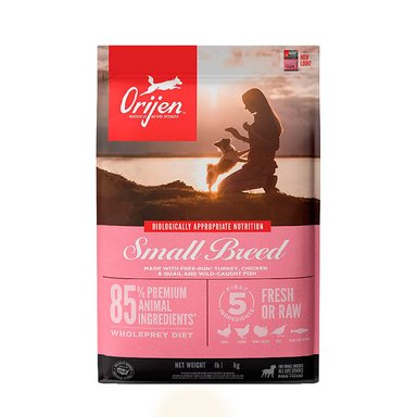 ALIMENTO SECO PERROS ORIJEN RAZA PEQUEÑA 4.5 KG SMALL BREED - 1