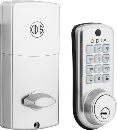 CERROJO ODIS DIGITAL 6400 PLATA SATINADO - 2