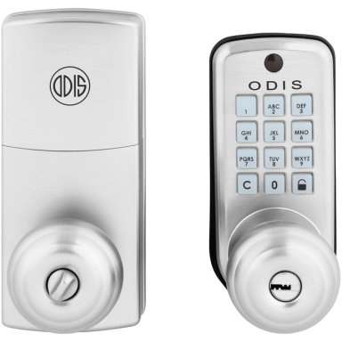 CERRADURA ODIS DIGITAL CON POMO 6500 - PLATA - 1